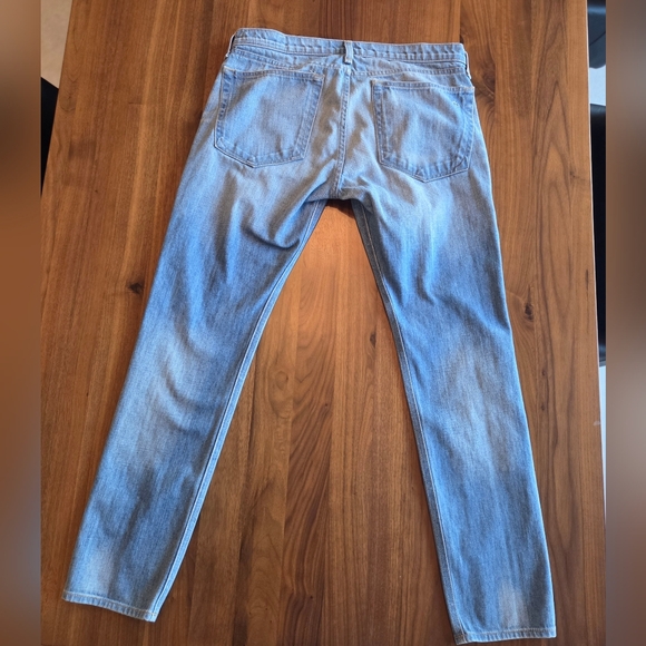 Rag & Bone The Dre Slim Boyfriend Jeans | Green Cast Faded Blue Denim Wash Sz 28 - Picture 5 of 6